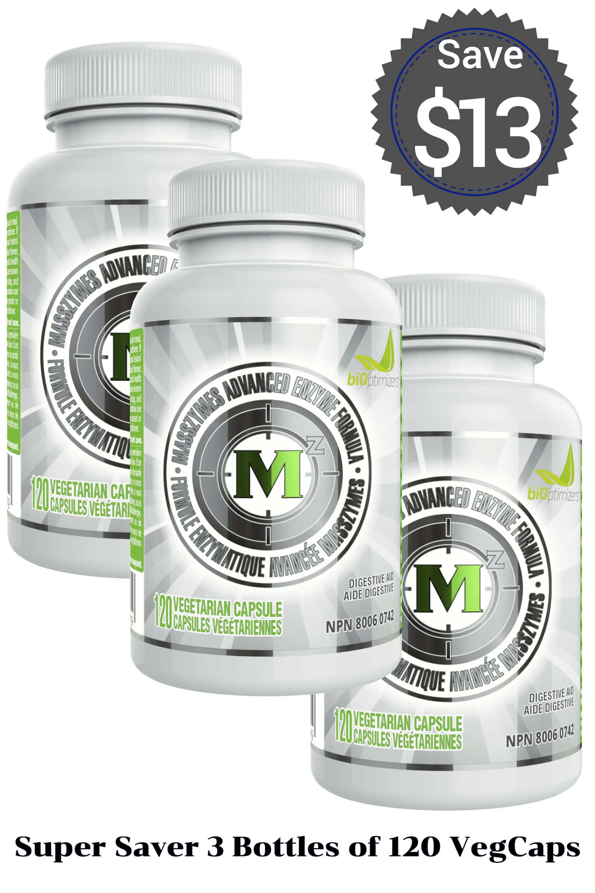 BiOptimizers MassZymes - Advanced Enzyme Formula