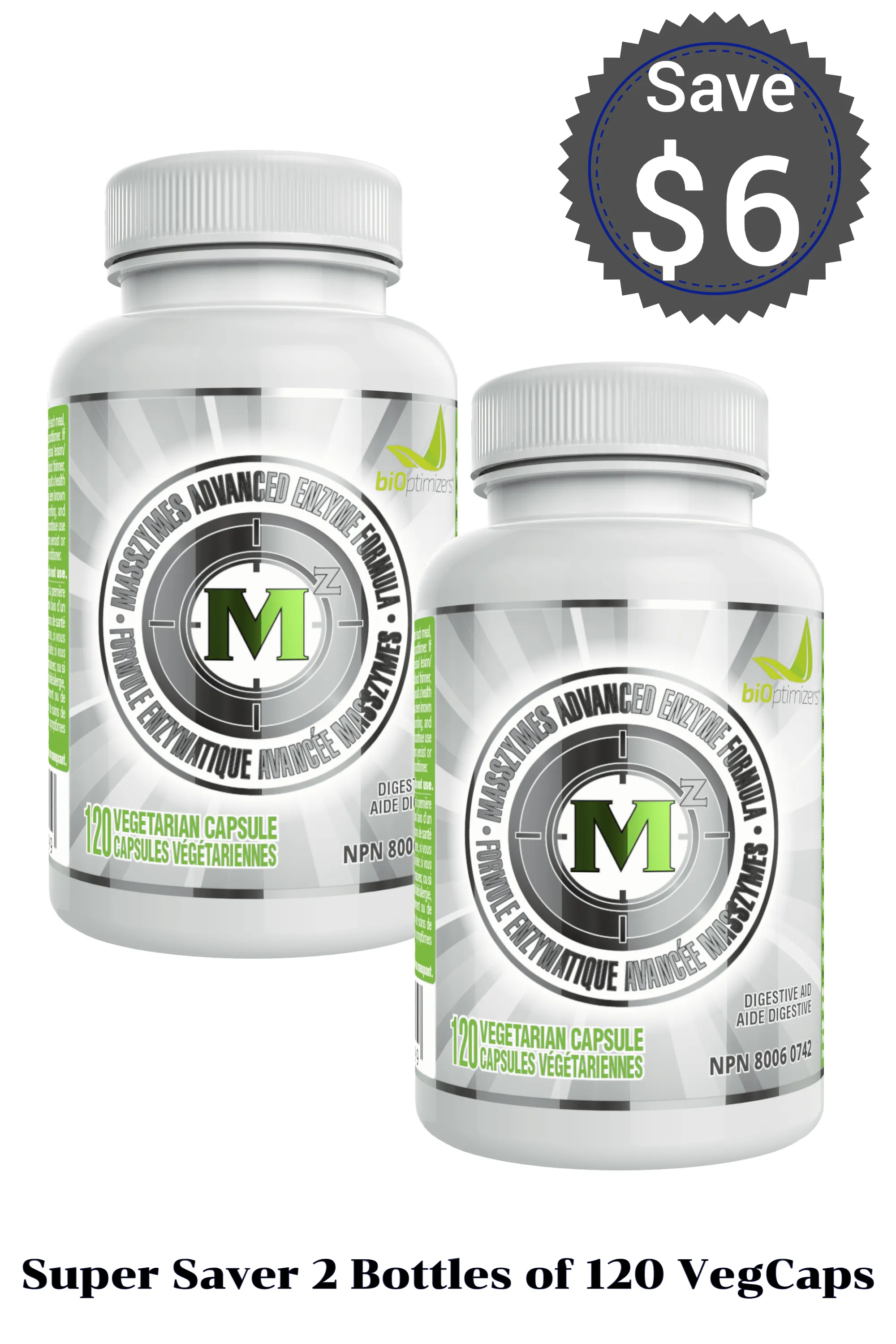 BiOptimizers MassZymes - Advanced Enzyme Formula