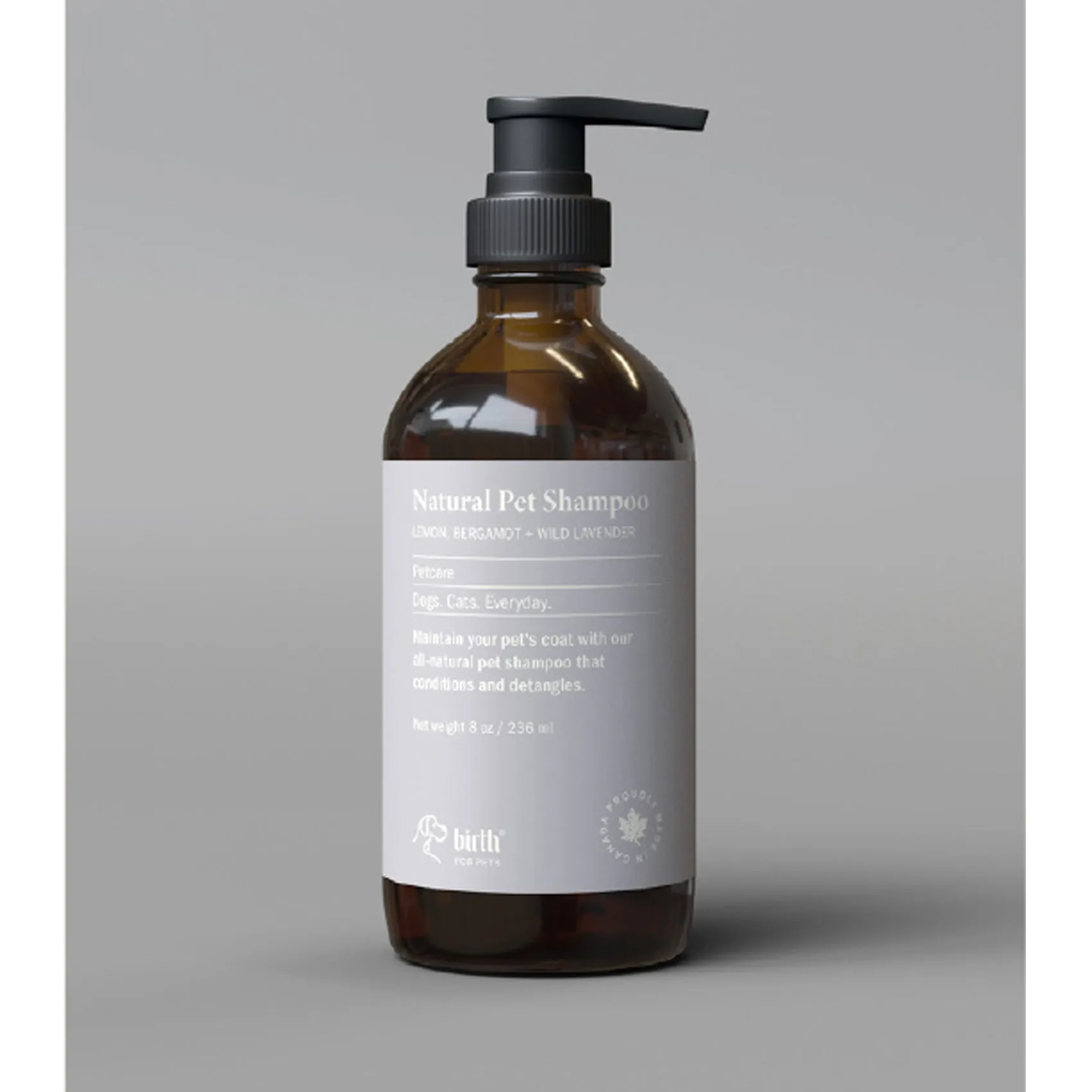 Birth® Natural Pet Shampoo (lemon, bergamot   wild lavender)