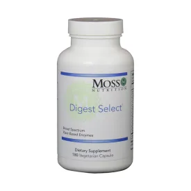 Digest Select (Plant-Based Enzymes) - 180 Capsules | Moss Nutrition