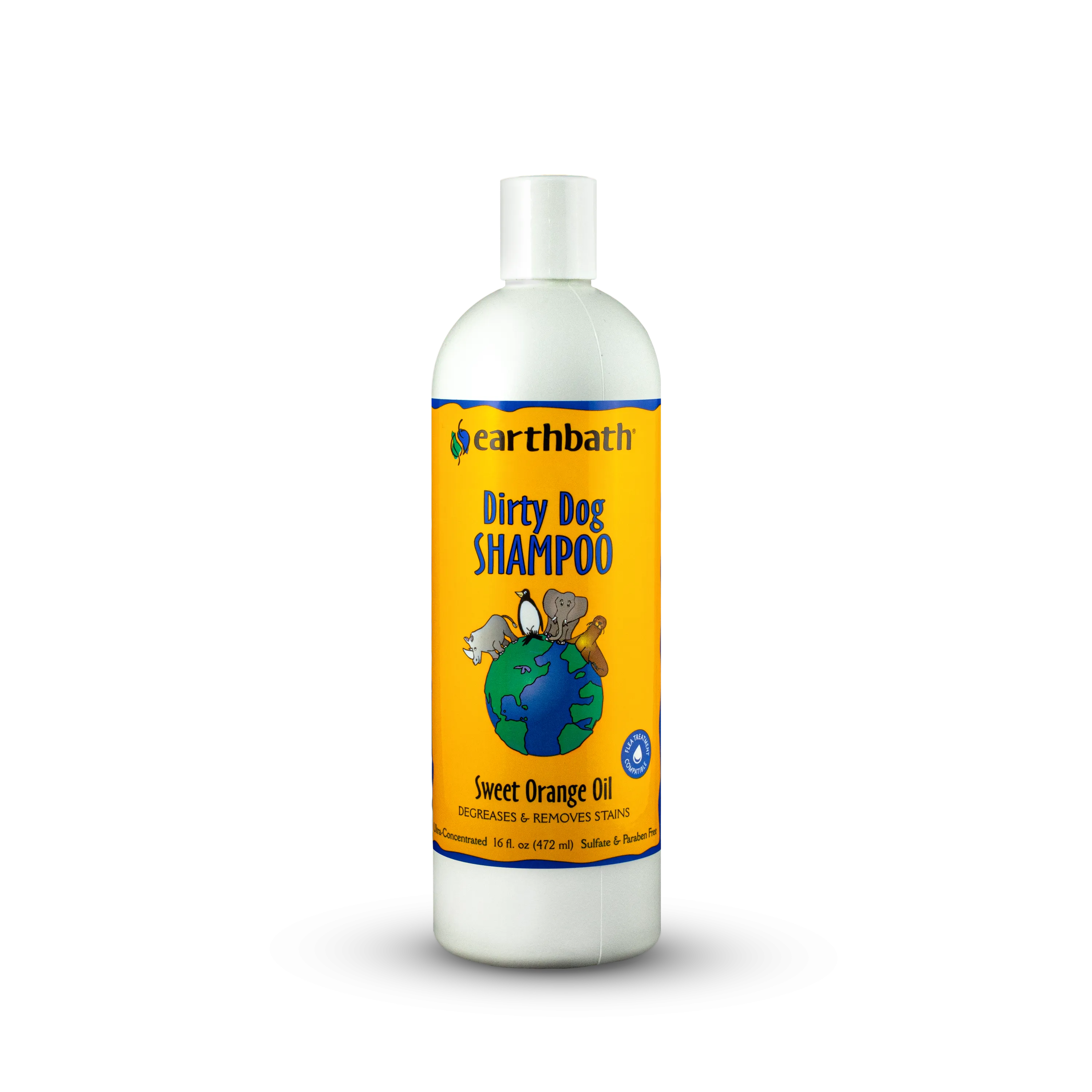 Earthbath Dirty Dog Shampoo, Sweet Orange Oil 16oz