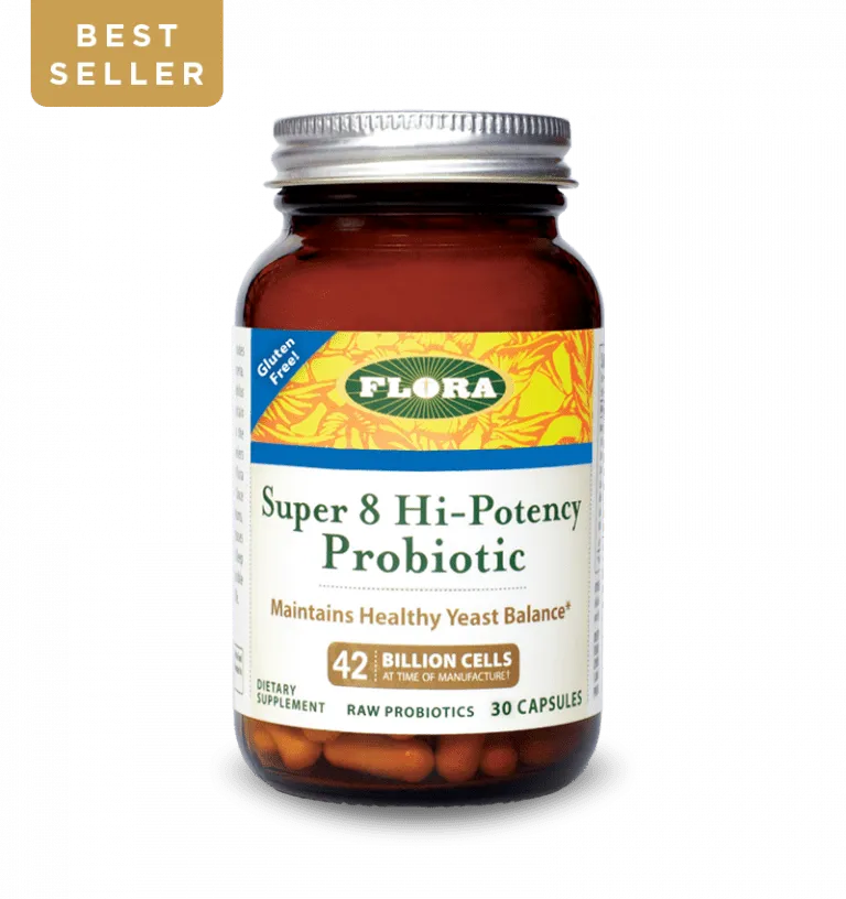 Flora® Super 8 Hi-Potency Probiotic