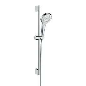 Hansgrohe Croma Select S Shower Set 110 Vario EcoSmart with 65cm Shower Bar - White & Chrome
