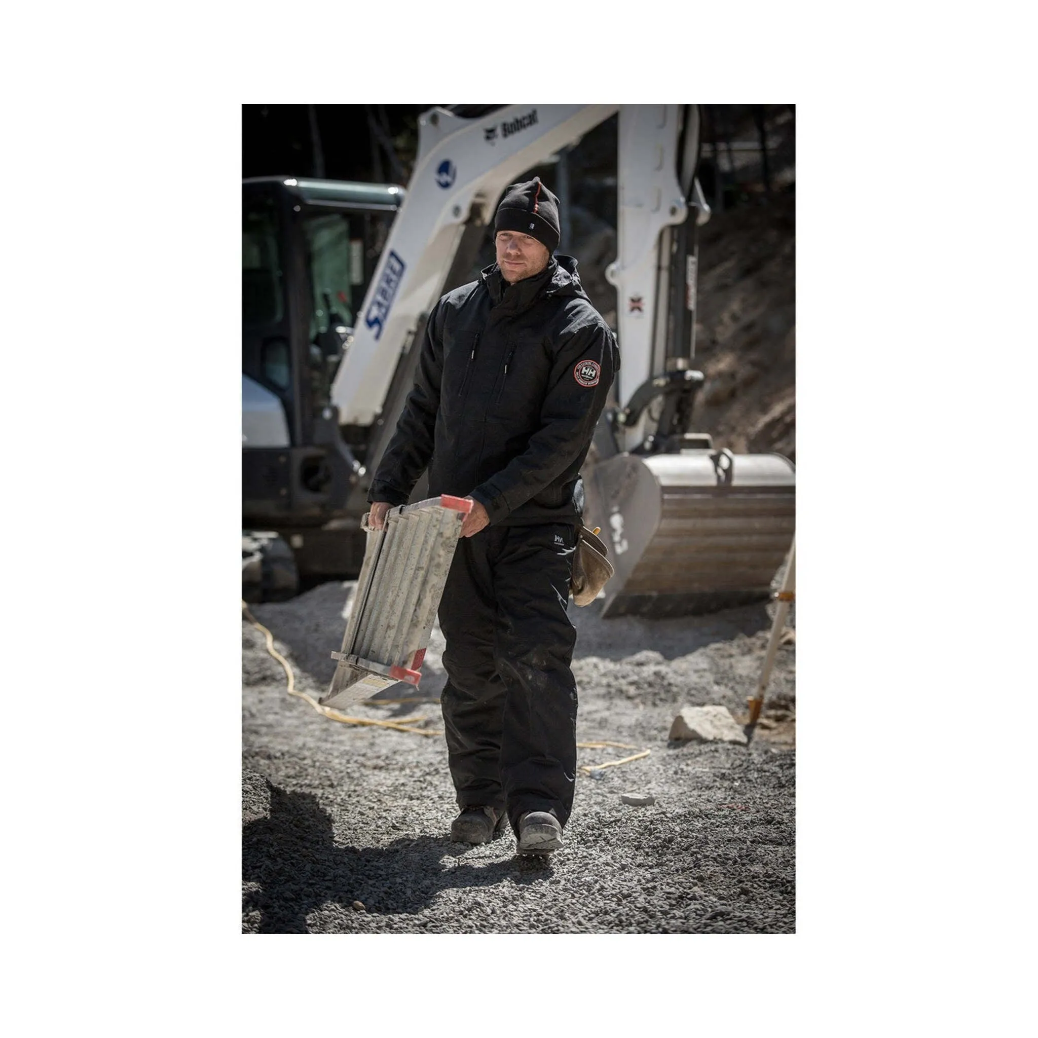 Helly Hansen Men's Winter Jacket 76201 Berg Poly Insulated Lightweight Adjustable Hood and Cuffs Waterproof Durable | Sizes S-3XL