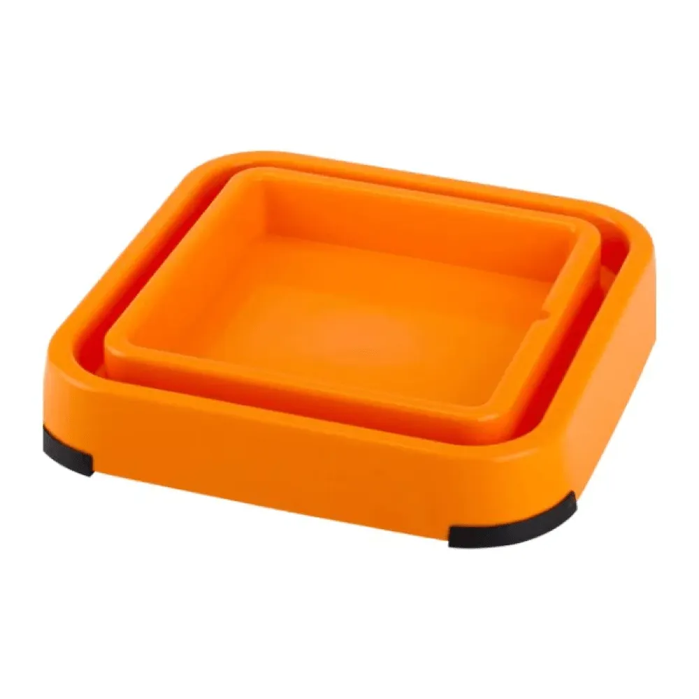 LickiMat Outdoor Keeper Slow Feeder for Dogs (Orange)