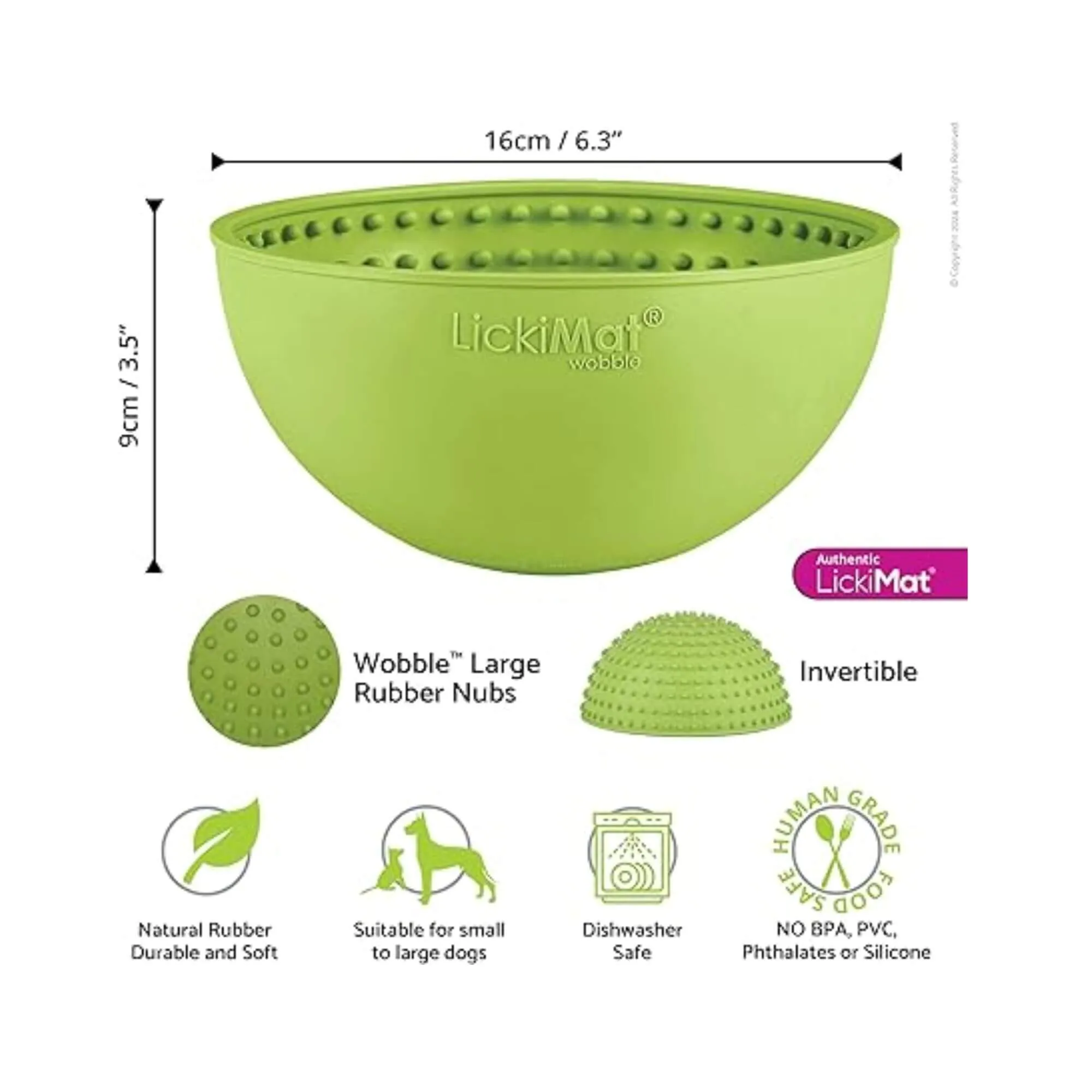 LickiMat Wobble Bordem Buster Bowl for Dogs