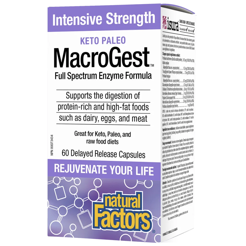 MACROGEST® Keto Paleo Intensive Strength  Delayed Release Capsules