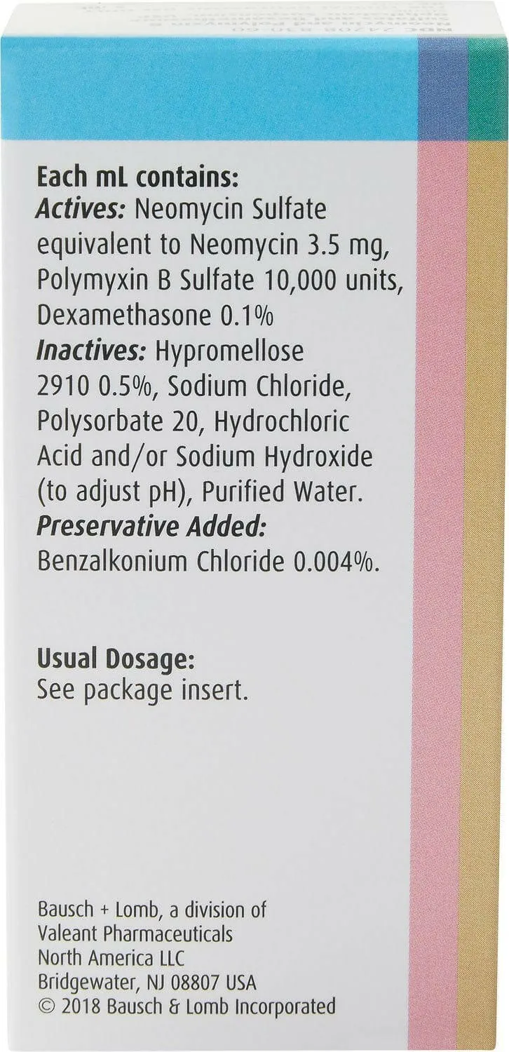 Neo Poly Dex Ophthalmic Suspension 5 ml (Eye Drops)