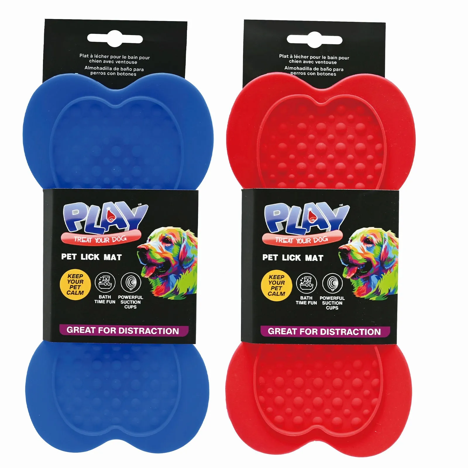 Pet Lick Mat With Suction Assorted