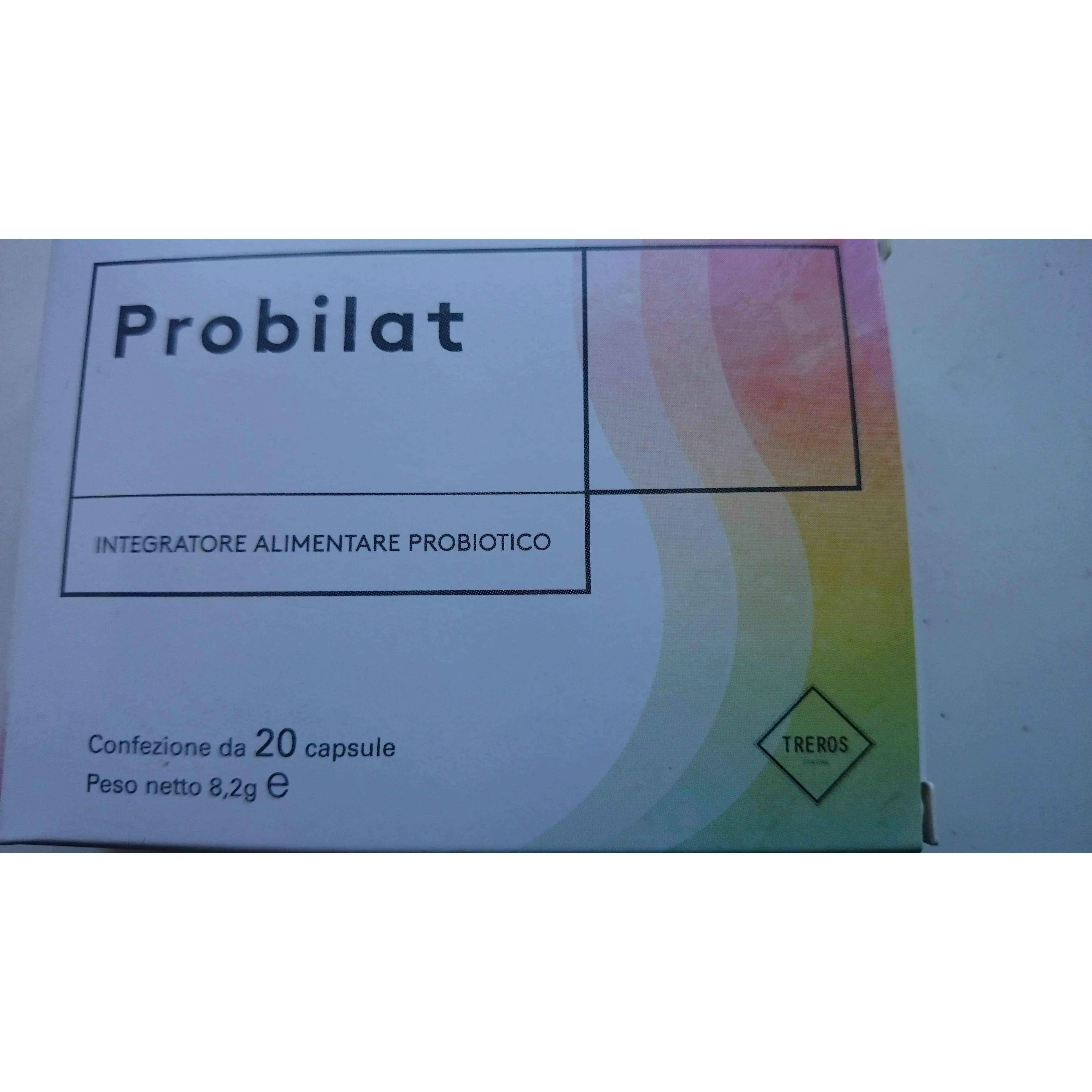 Probiotic food supplement - Probilat x 20 capsules, probiotics