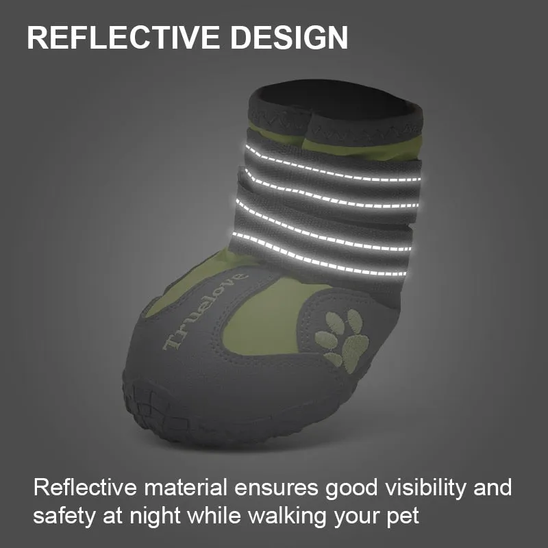 PupLuxe Frenchie Booties with Reflective Straps