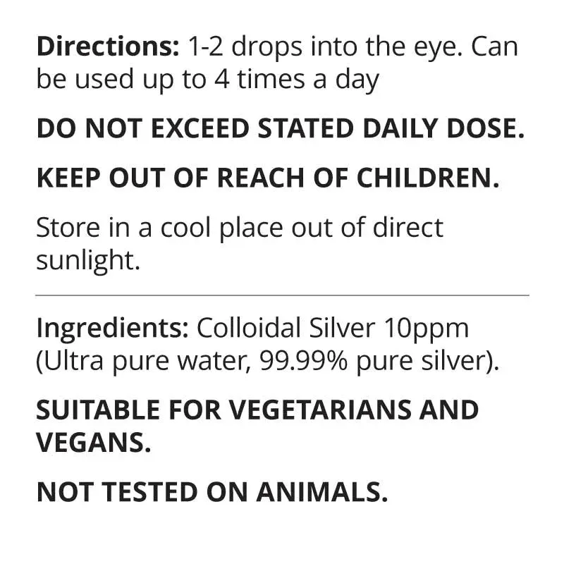 Silver Eye Drops 30ml