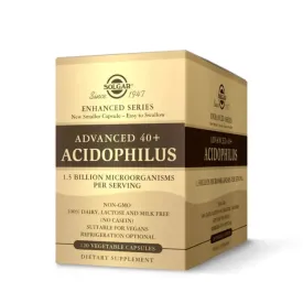 Solgar Advanced 40  Acidophilus (120 Vegetable Capsules)