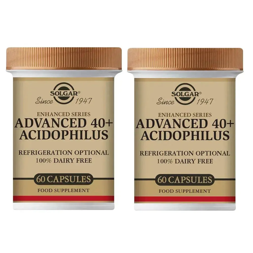 Solgar Advanced 40  Acidophilus (120 Vegetable Capsules)