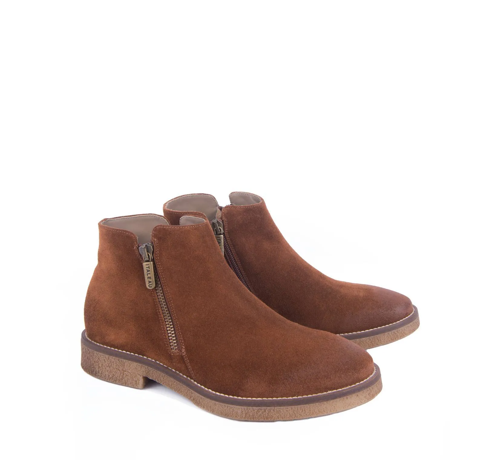 Waterproof Foliana Booties Cognac
