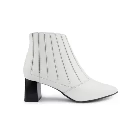 Waterproof Jane Booties Bianco