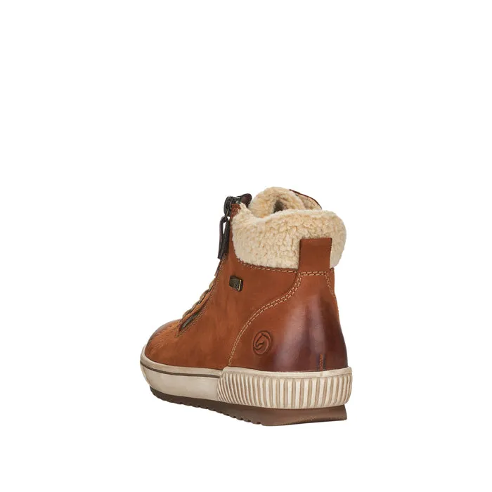 Womens Remonte Columbo Teddy in Noccia/Beige/Brown