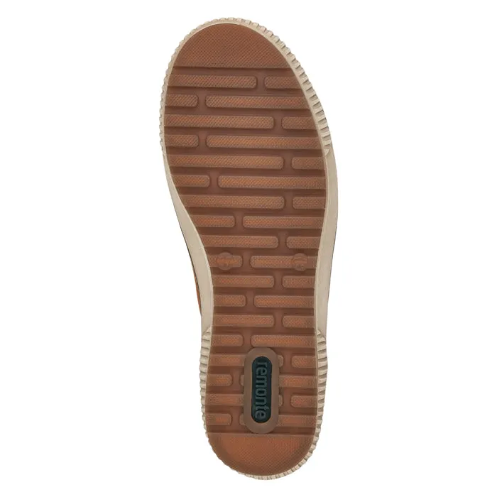 Womens Remonte Columbo Teddy in Noccia/Beige/Brown
