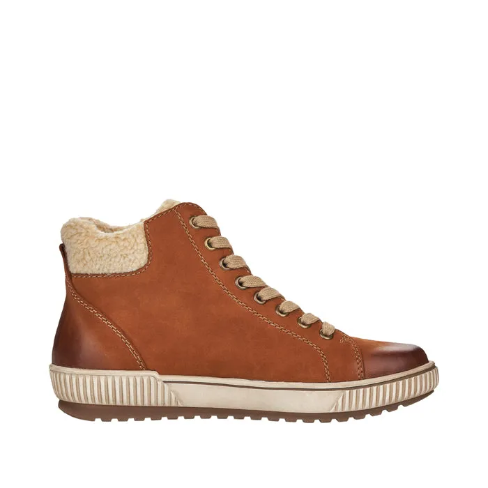 Womens Remonte Columbo Teddy in Noccia/Beige/Brown