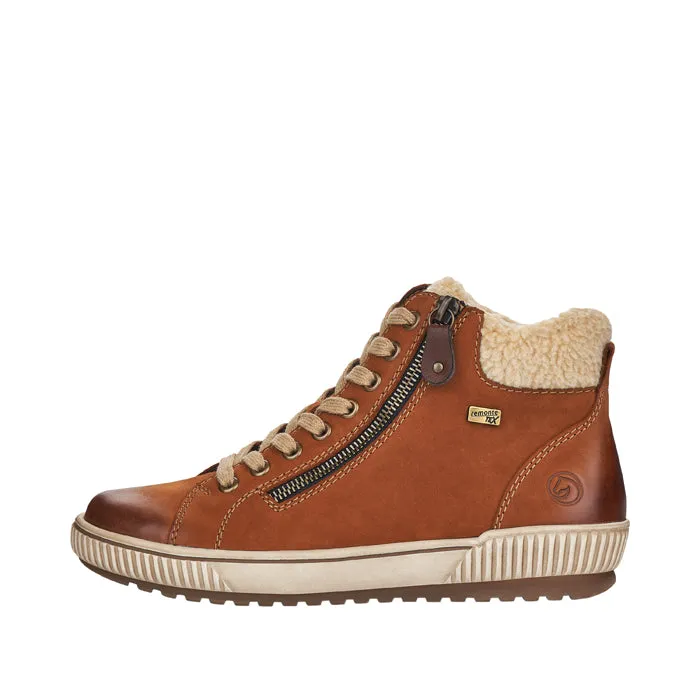 Womens Remonte Columbo Teddy in Noccia/Beige/Brown